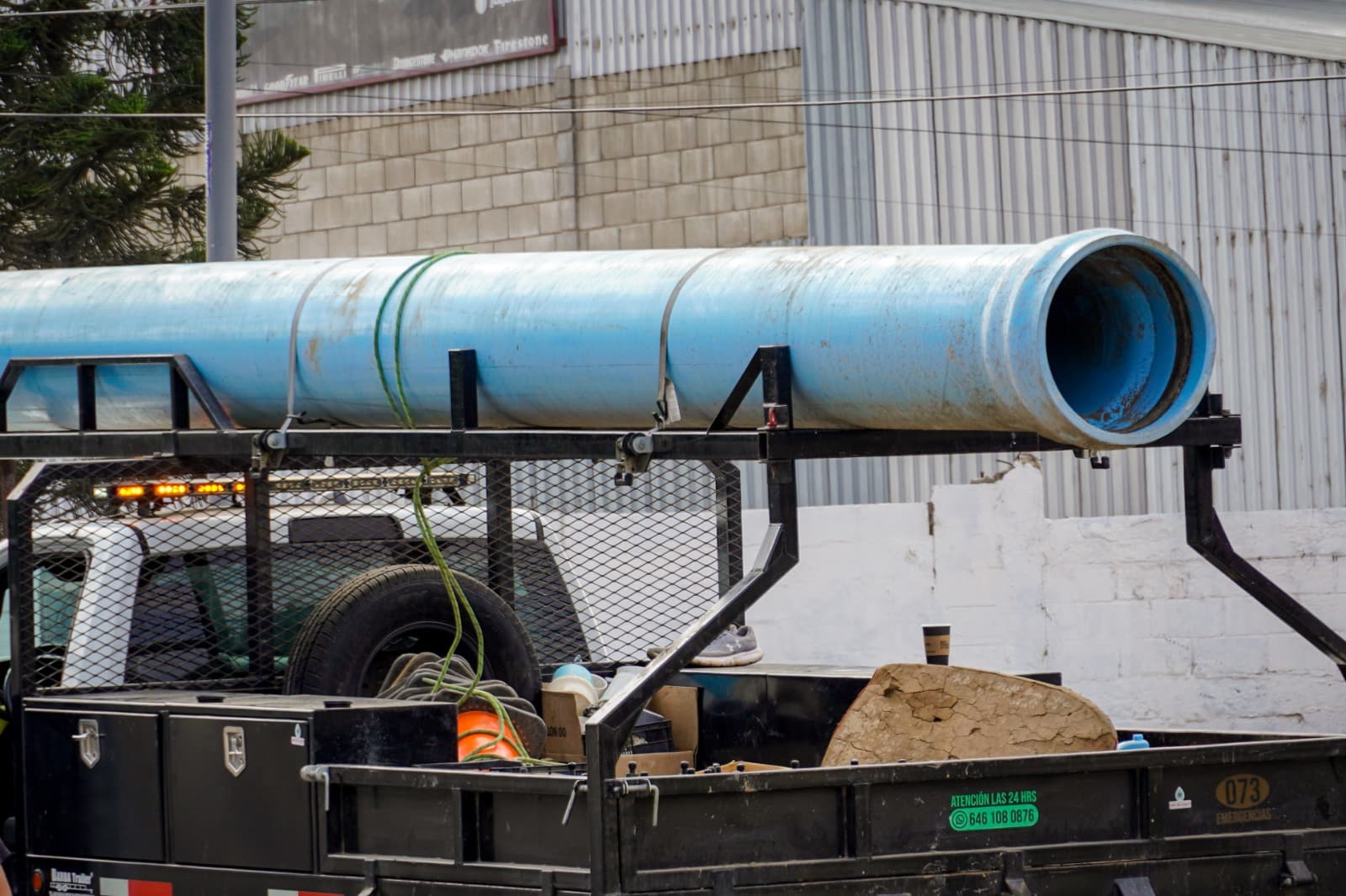 Trabaja CESPE en reparación de la Línea 3 de agua potable en Ensenada