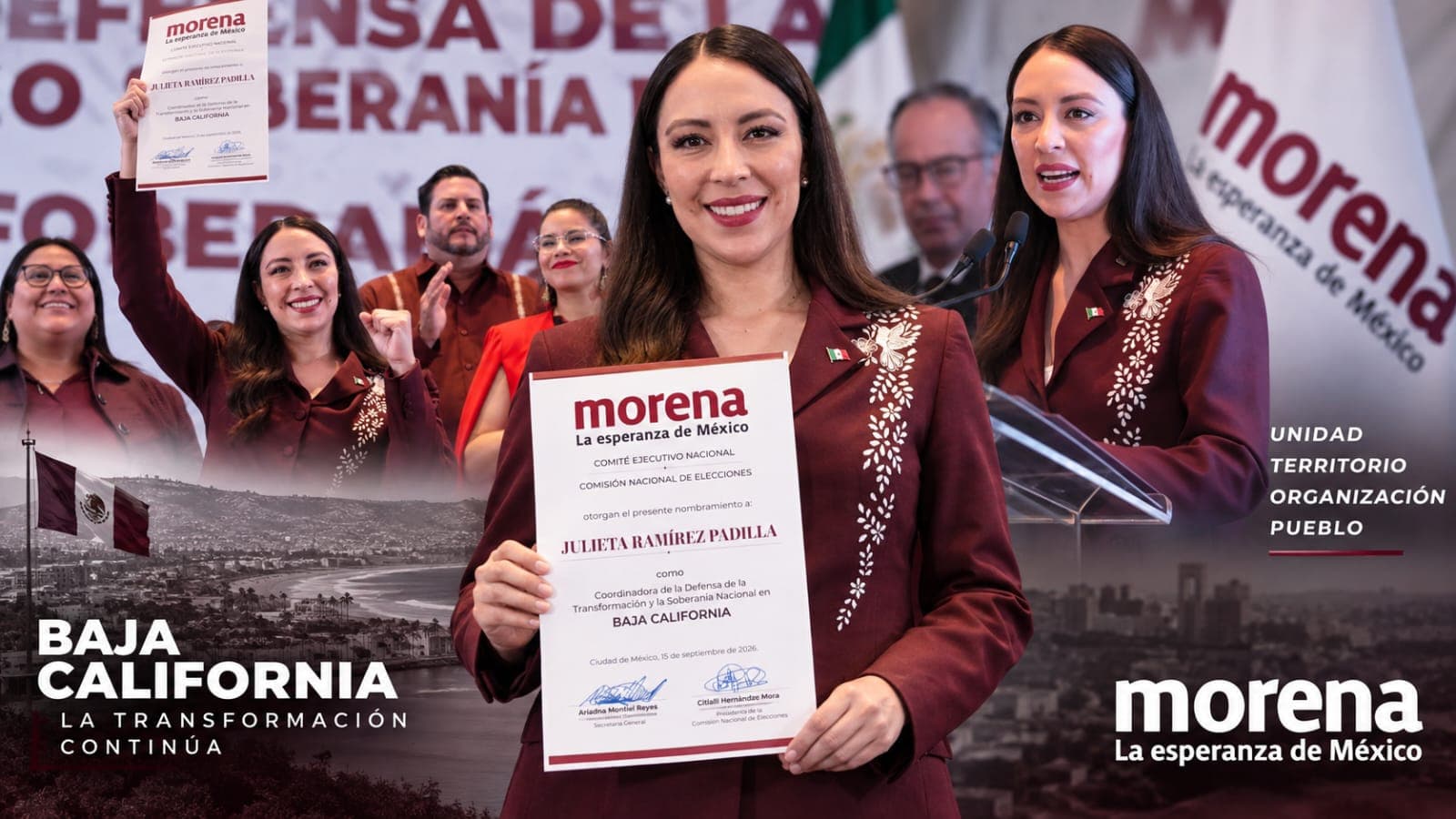 Julieta Ramírez encabezará la Defensa de la Transformación en Baja California