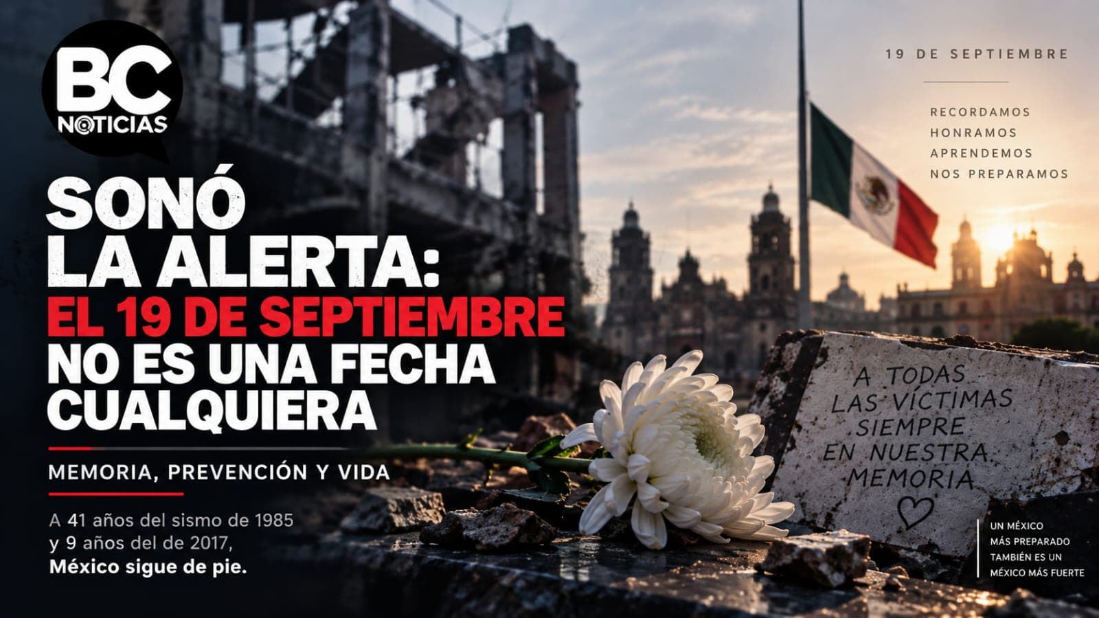 Sonó la alerta: el 19 de septiembre no es una fecha cualquiera para México