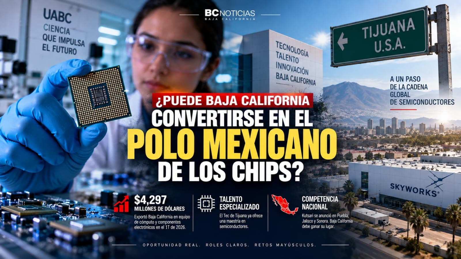 ¿Puede Baja California convertirse en el polo mexicano de los chips?