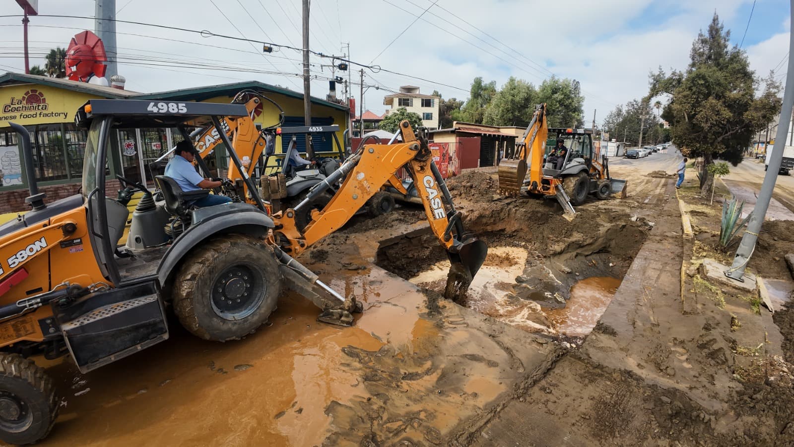 Trabaja CESPE en reparación de la Línea 3 de agua potable en Ensenada