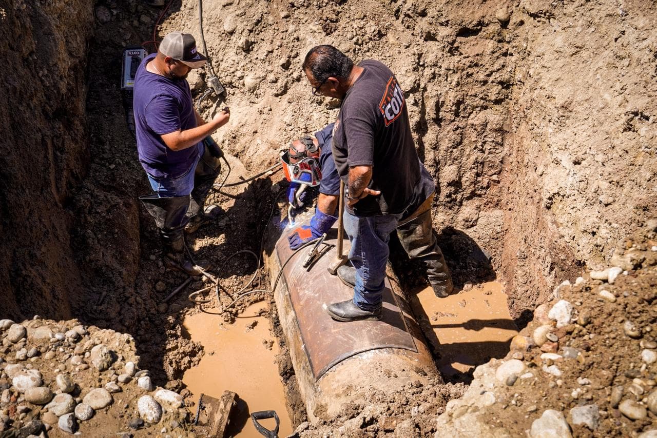Realiza CESPE trabajos de reparación en el acueducto Morelos