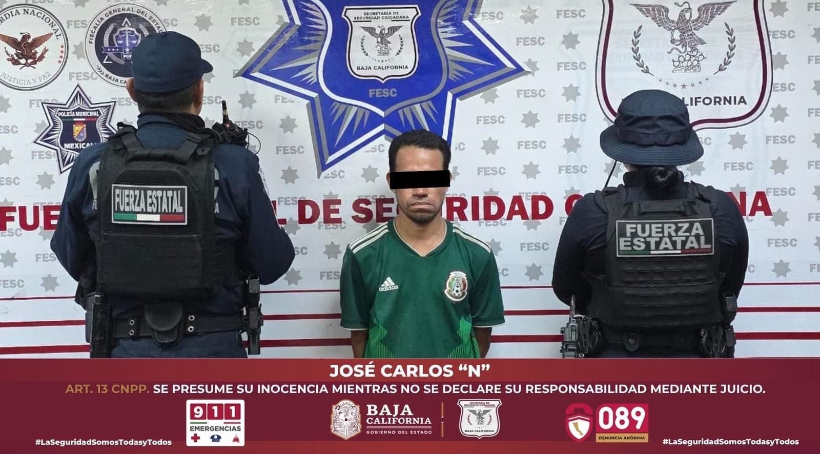 Caen cuatro por presunto narcomenudeo en Mexicali; aseguran más de 226 dosis de droga