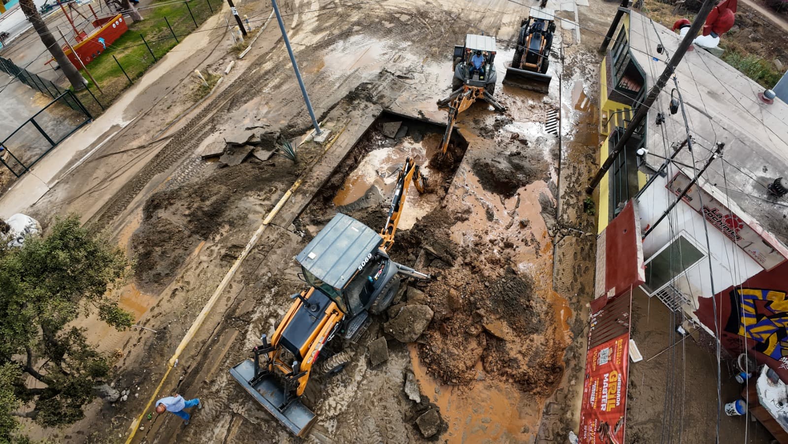 Trabaja CESPE en reparación de la Línea 3 de agua potable en Ensenada
