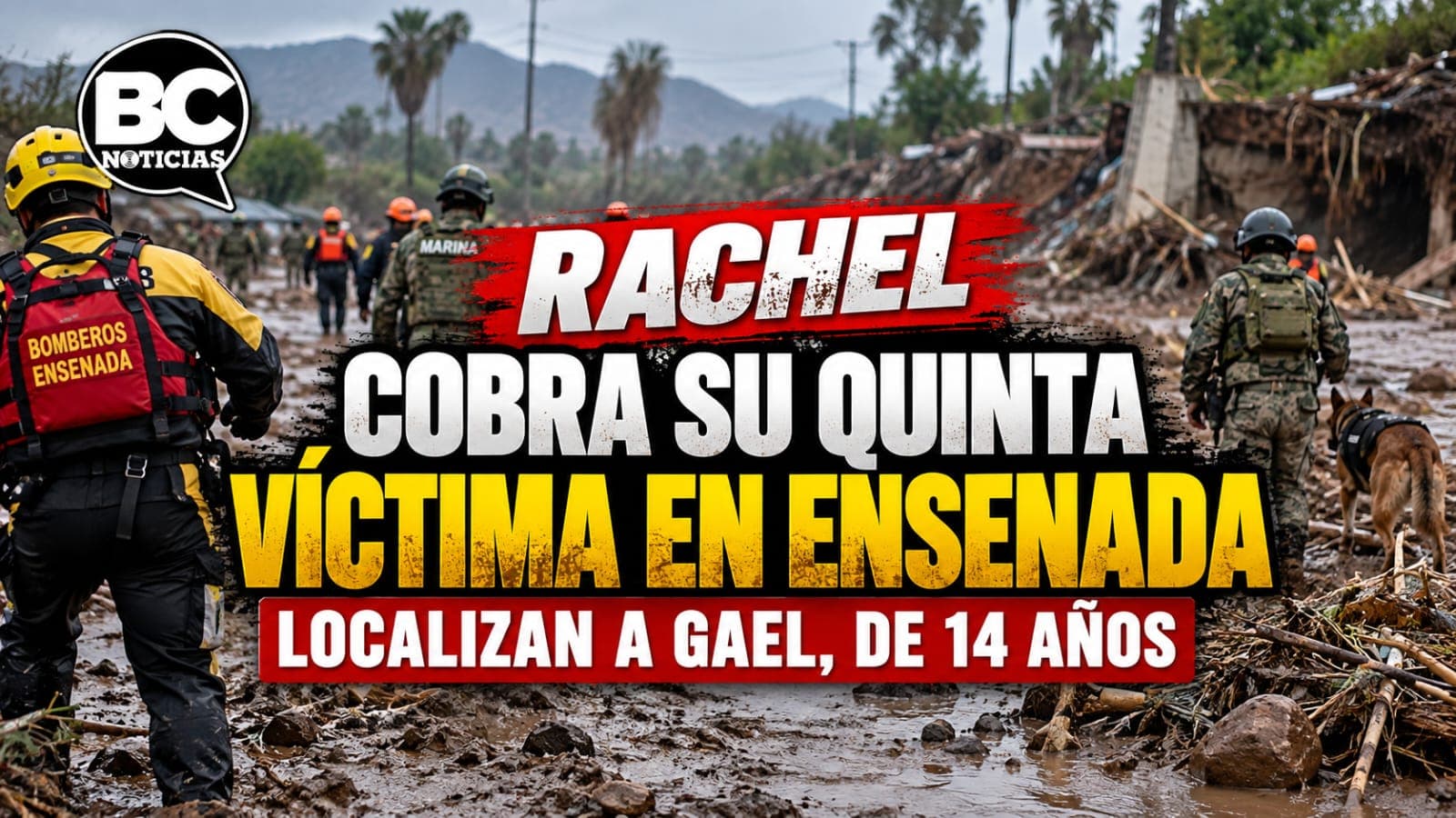 Rachel cobra su quinta víctima en Ensenada; localizan a Gael, de 14 años
