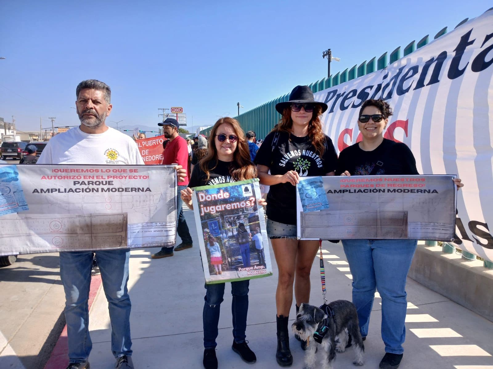 Dina Montoya lleva hasta Sheinbaum expediente por disputa del Parque de la Moderna