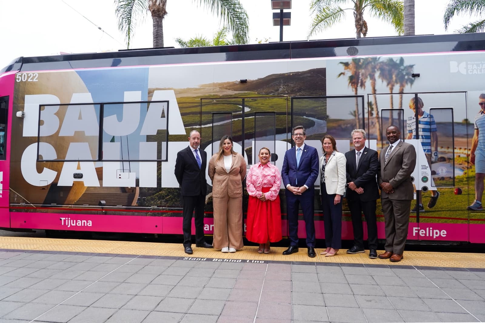 Baja California promociona sus siete destinos en el MTS Trolley de San Diego durante la temporada alta de verano