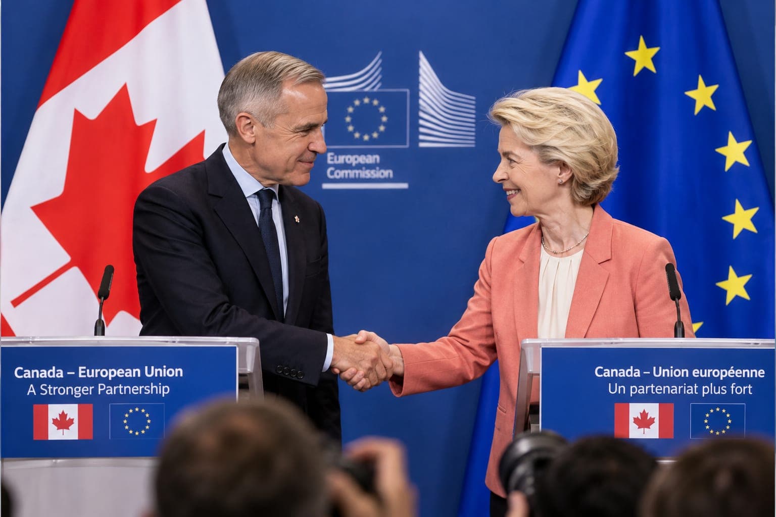 Europa abre la puerta a Canadá: plantean hacerlo primer "miembro asociado" de la Unión Europea