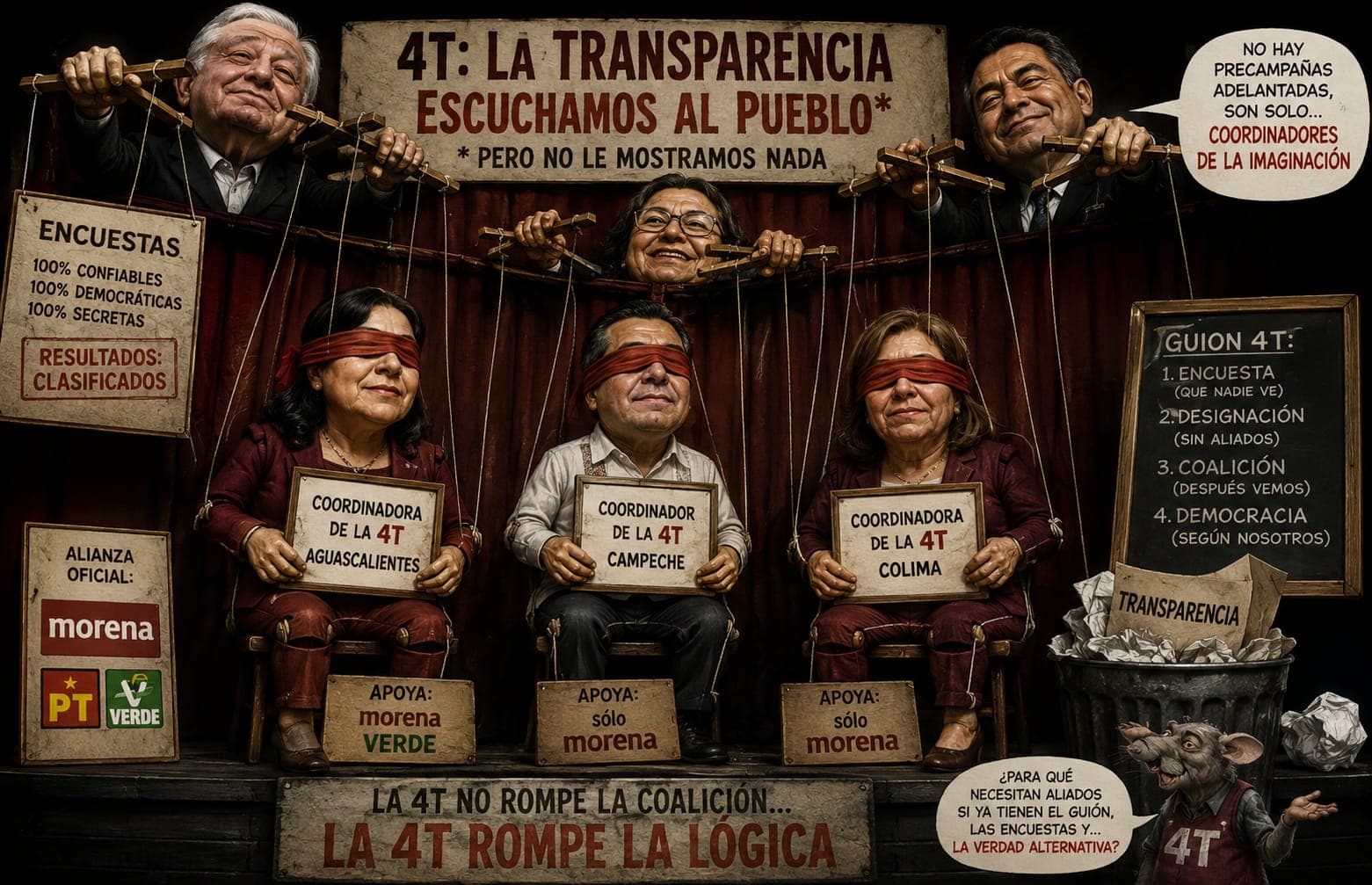 Morena arranca el 2027 entre encuestas que no muestra y aliados que no acompañan