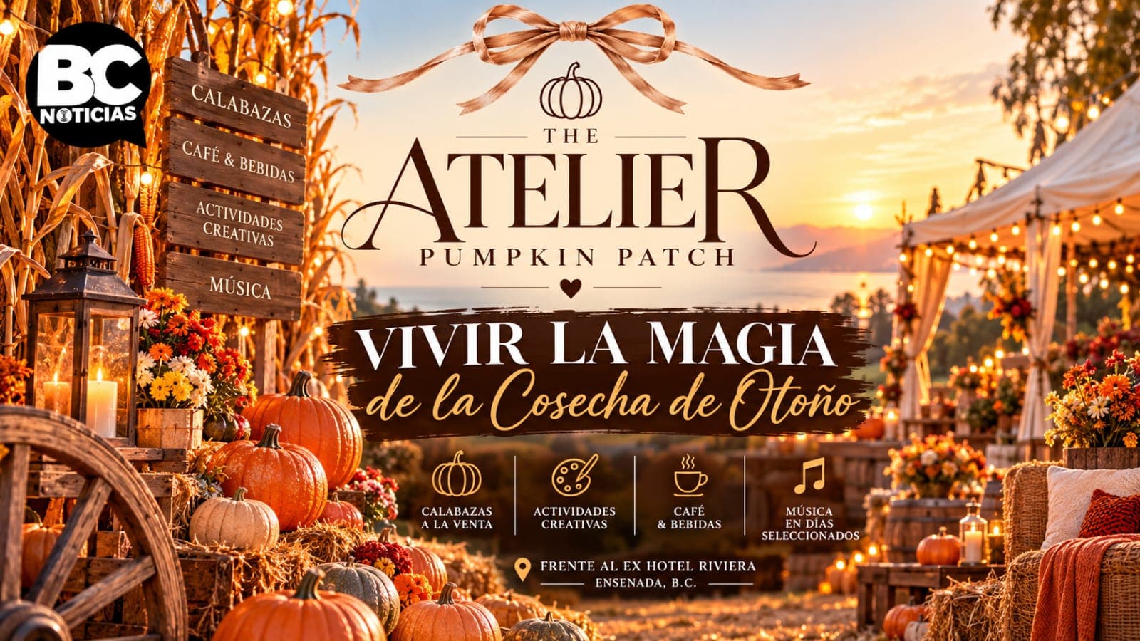 The Atelier Pumpkin Patch enciende el otoño en Ensenada: calabazas, café y tardes para disfrutar